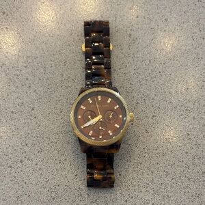 Michael Kors Tortoise Shell Watch